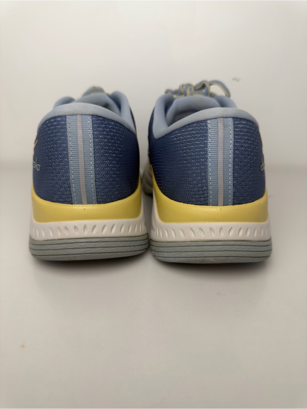 Dansko Blue and Yellow Mesh Walking Shoes - Picture 3 of 8